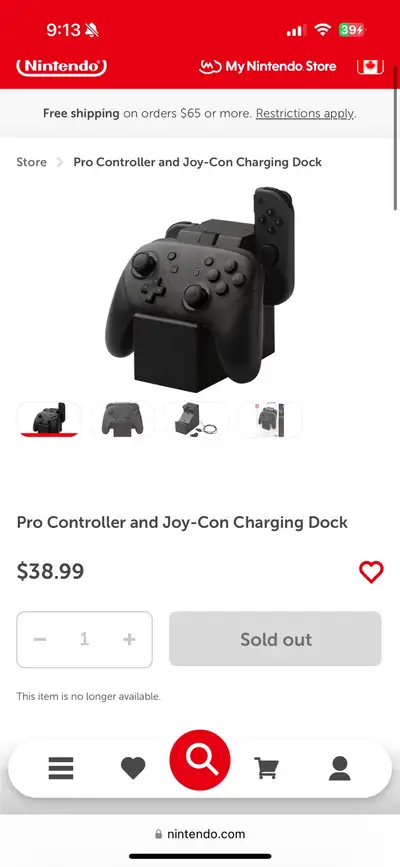 B13 / Nintendo Switch Pro Controller Charging Dock, View more