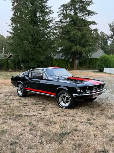 68 Mustang Fastback Not a show car but a super above average restored driver.. Has a correct dated 1...