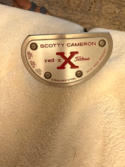 Scotty Cameron Red X putter, View more