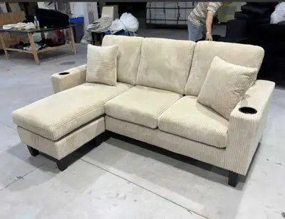 Grab Your Brand New Sectional Sofa – COD, No Delivery Charges, View more