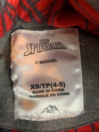 XS (4-5) Spider-Man winter coat 