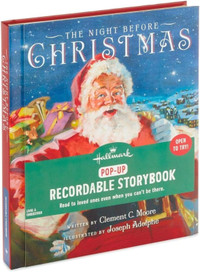 ▀▄▀ The Night Before Christmas Pop-Up Recordable Storybook