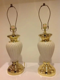 Set of Table Lamps, 26" High