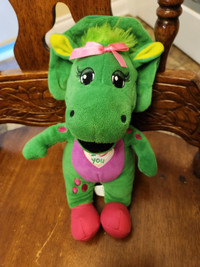 Singing barney baby bop plush 