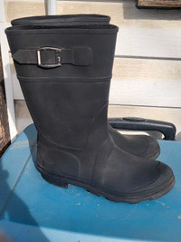 Kids rain boots, Kamik, black,Size 3