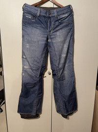 Burton rare jeans snowboard pants - size small
