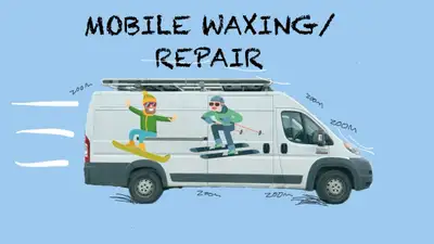 MOBILE ski/snowboard waxing, View more