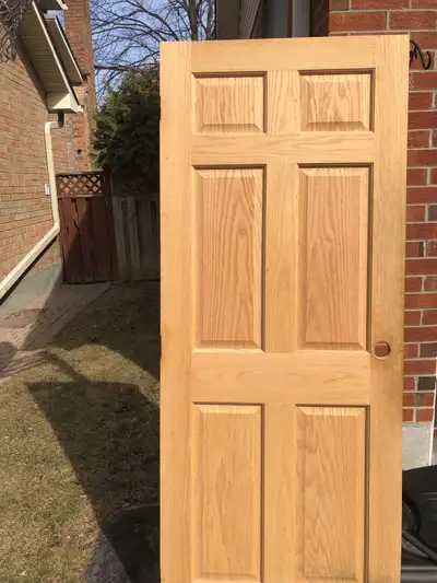 I have a 32 x 78 3/4 inch beautiful solid wooden door I used it for a long time as interior door but...