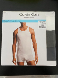 NEW 3-Pack Calvin Klein Mens Cotton Tank