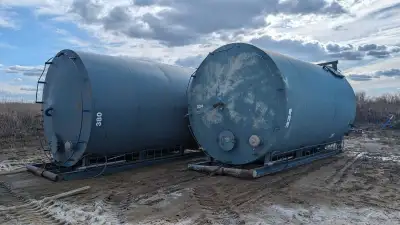 Used 400 BBL Barrel Tanks - Good for fuel storage - Bra, View more