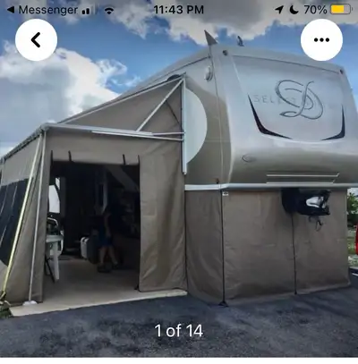 Couples trailer/High End Select Suite This is a fifth wheel Park Model If you’re going to build a ho...