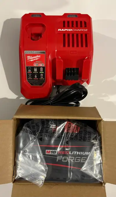 New Milwaukee M18 HD12.0 FORGE Battery with Rapid charger , View more