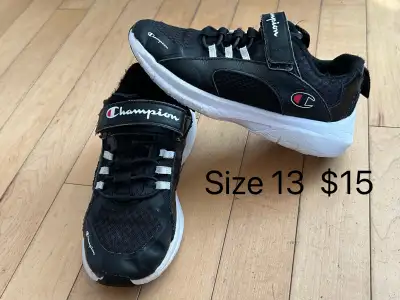  Kids Shoes Bundle – Champion, Nike, UA – Sizes 13 & 1, View more