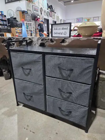 5-Drawer Storage Basket Dresser, View more