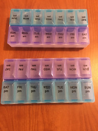  Weekly Pill Organizer 2 Times A Day