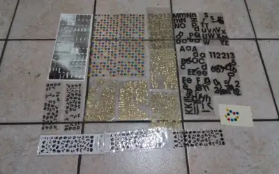 NUMBERS,LETTERS STICKERS, View more
