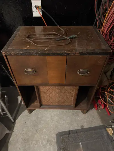 Antique radio and record player everything works. Don’t have room for it anymore asking $150. OBO
