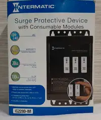 New! Intermatic Surge Protective Device 120/240 Phase 1 Type 2