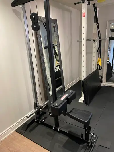 High Lat/ Low Row single cable machine with all attachments inc, View more