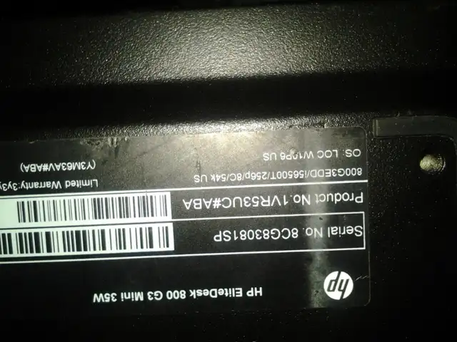HP EliteDesk 800 G3 i5 6gen 8Gddr4 256GB SSD 3vid HAUTE VITESSE in Desktop Computers in City of Montréal - Image 5