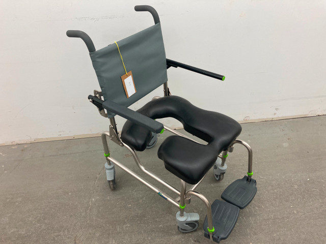 Raz Design RAZ-AP Attendant Propel Shower Commode Chair in Health & Special Needs in Calgary