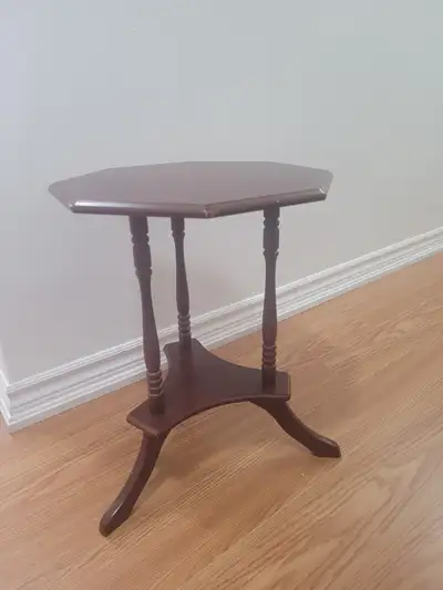small wood coffee table or plant stand, View more
