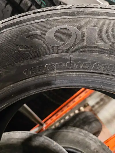 4 almost brand new kuhmo solution tires off a 2025 nissam versa. Only driven on car for approx 7000k...
