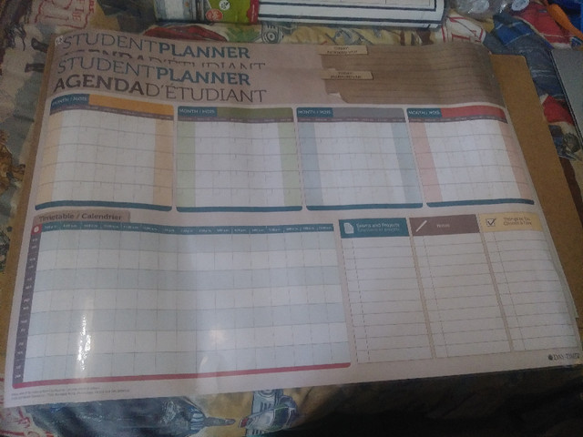 Agenda d'étudiant effaçables à sec / Dry Erase Student Planner dans Autre  à Ville de Montréal