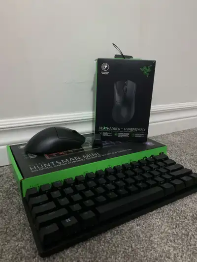 Razer DeathAdder V3 Wireless Gaming Mouse + Razer Huntsman Mini, View more