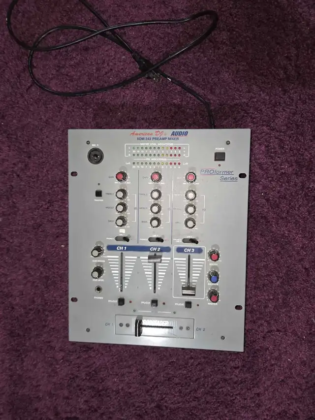 PREAMP MIXER.  The American DJ Audio XDM-343 in Performance & DJ Equipment in Oakville / Halton Region - Image 2