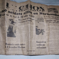 Anciens journaux années 1944-1950 époque guerre 40$ le tout