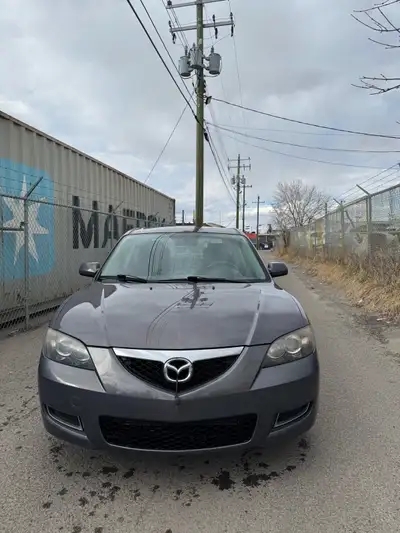 2008 Mazda 3 Manual transmission Active title Runs and drives Good on gas Body is rough, has a dent...