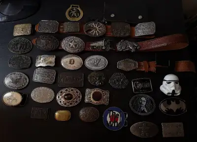Belt Buckles lot (approx 38), View more