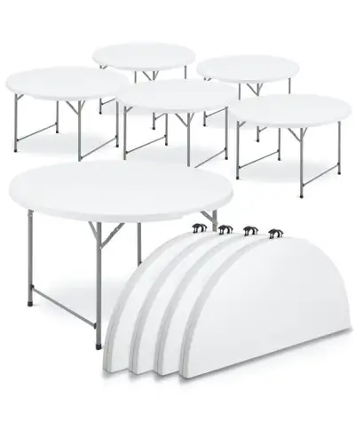 Table Ronde Pliante 60po - Neuf , View more