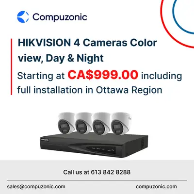 Contact us at sales@compuzonic.com or Call us at 613 842 8288