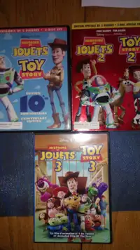 Dvd toys story les 3 films