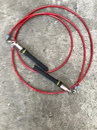 Weighted skip rope jump rope heavy duty professional .75lbs.$70, View more