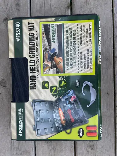 Forester 120V Handheld Chainsaw & Mower Blade Grinding Kit, View more