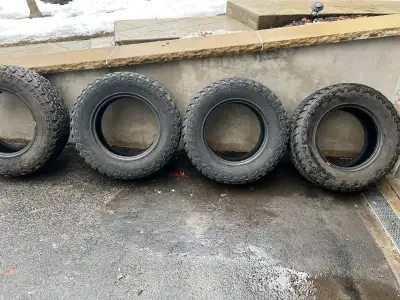 Set of 4 Goliath All-Terrain LT265/70R17 tires for sale. • Size: LT265/70R17 • Load Range E (10-ply...