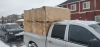 Wooden truck box canopy