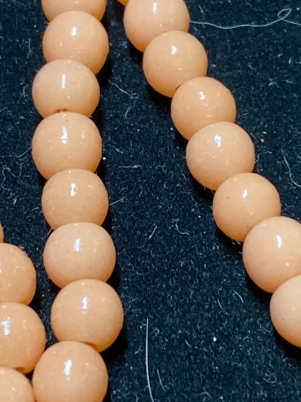 Antique Saffron Orange Nude Color Japanese Natural Coral Gemston in Arts & Collectibles in Vancouver - Image 7