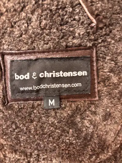 bod & christensen men’s leather and sheepskin Jacket, View more