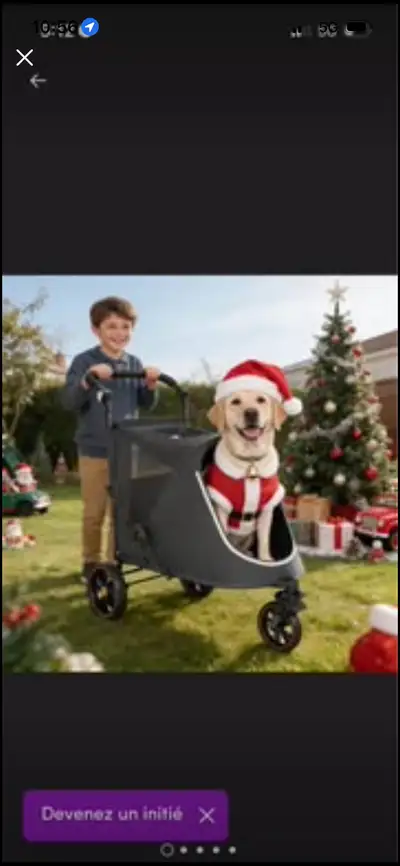 New 3-Wheel Folding Pet Stroller, Foldable Dog Stroller Adju, View more