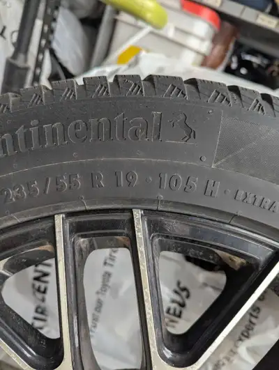 235/55 R 19 Tires are with rims. Tires were used 4 winters. Came off of a Toyota Rav 4.