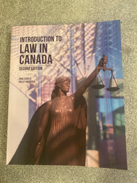Introduction to Law in Canada (2nd Ed)