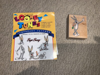 Bugs Bunny Looney Tunes Temporary Tattoos & Stamp