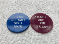 Army Navy Air Force Tokens
