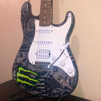 Fender Squire Strat Monster Energy Edition