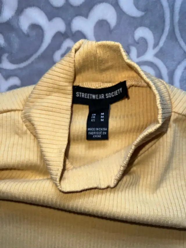 Streetwear Society Women’s Yellow Long Sleeve Bodysuit in Women's - Tops & Outerwear in Oshawa / Durham Region - Image 4