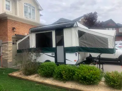 Lightly used but greatly enjoyed. This 2020 camper sleeps 7 and provides a great escape in nature. W...